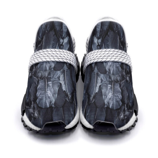 Black Raven Plumage Mesh Sneakers - Image 4