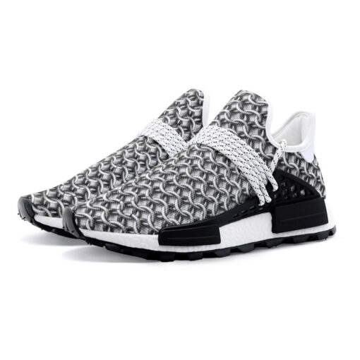 Chainmail Pattern Mesh Sneakers - Image 2