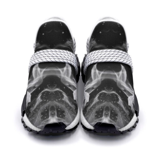 White Fire Mesh Sneakers - Image 4