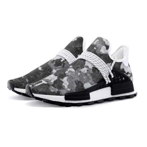 Black Gray Camouflage Mesh Sneakers - Image 2