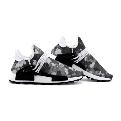 Black Gray Camouflage Mesh Sneakers - Image 3