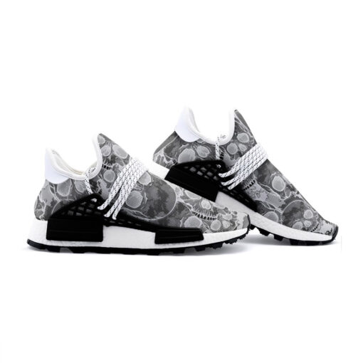 Inverted Skulls Camouflage Mesh Sneakers - Image 3