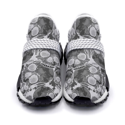 Inverted Skulls Camouflage Mesh Sneakers - Image 4