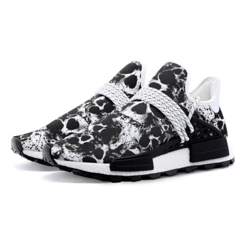 Skulls Grunge Mesh Sneakers - Image 2