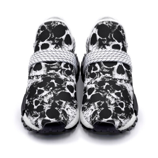 Skulls Grunge Mesh Sneakers - Image 4