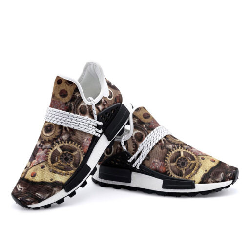 Steampunk Gears Mesh Sneakers