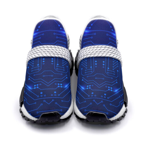 Futuristic Hi-tech Board Mesh Sneakers - Image 4