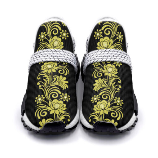 Floral Border Mesh Sneakers - Image 4