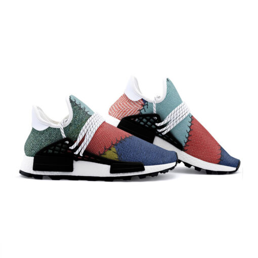 Patchwork Upholstery Mesh Sneakers - Image 3