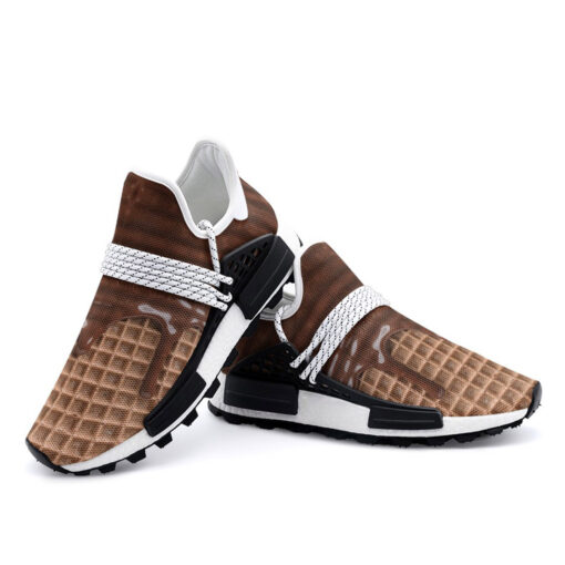 Chocolate Wafer Mesh Sneakers