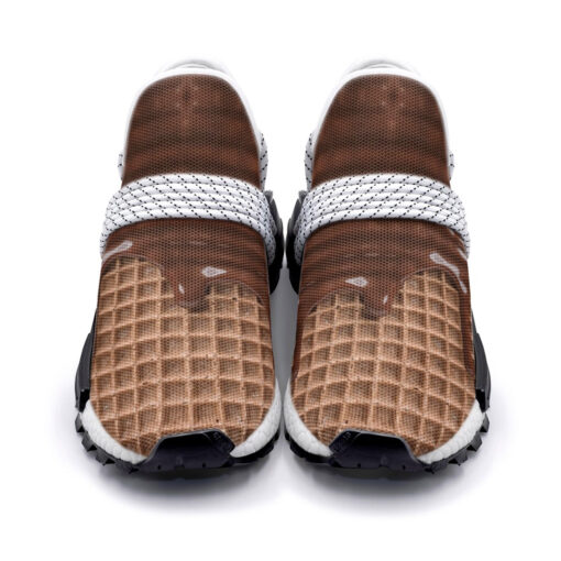 Chocolate Wafer Mesh Sneakers - Image 4