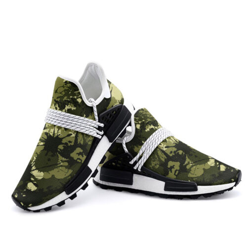 Ink Paint Splashes Camouflage Mesh Sneakers