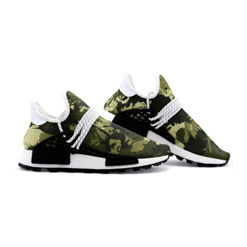 Ink Paint Splashes Camouflage Mesh Sneakers - Image 3